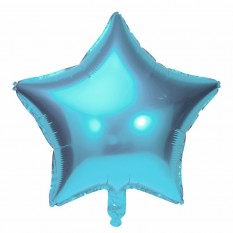 Шарик (45см) Звезда голубая